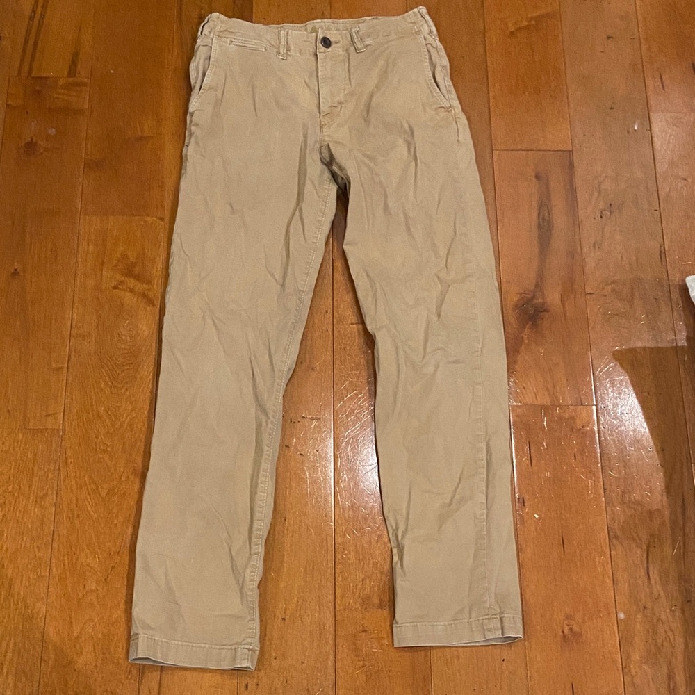 American Eagle Outfitters Men's Khaki Chinos 30 waist 34 length